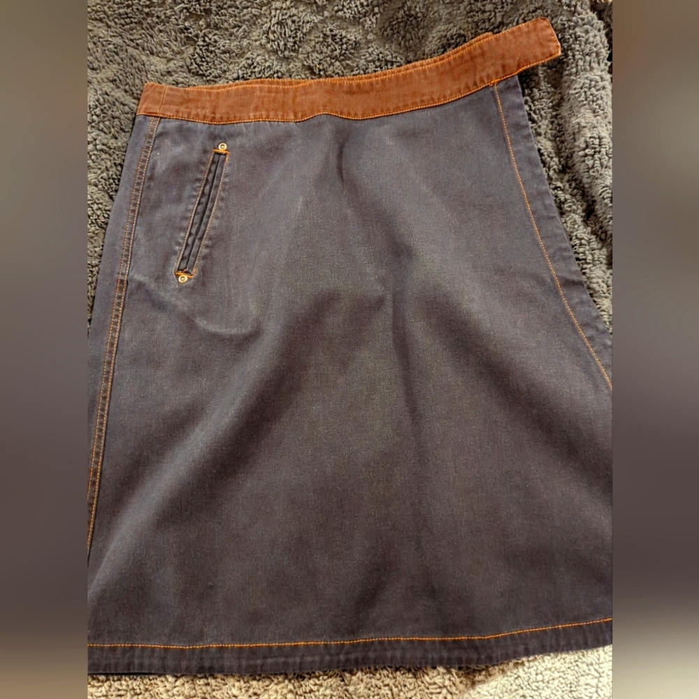 Jean wrap around skirt Size 8